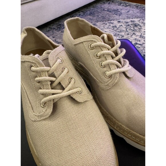 NWT Torrid Laceup Oxford Shoes Women's Beige Natural Sz 9.5W  Travel Office Work - Picture 5 of 11